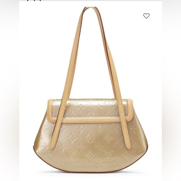 LOUIS VUITTON NOISETTE MONOGRAM VERNIS BISCAYNE BAY Shoulder Bag France 2005 - Picture 4 of 17